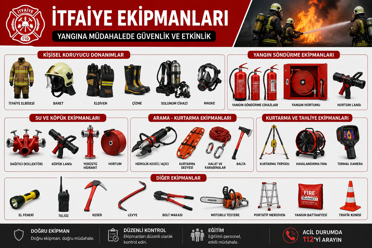 İtfaiyeci koruyucu ekipmanları